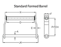 Welded Drag Std Barrel